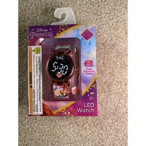 Disney Princess Ariel LED Watch New in Box - Accutime